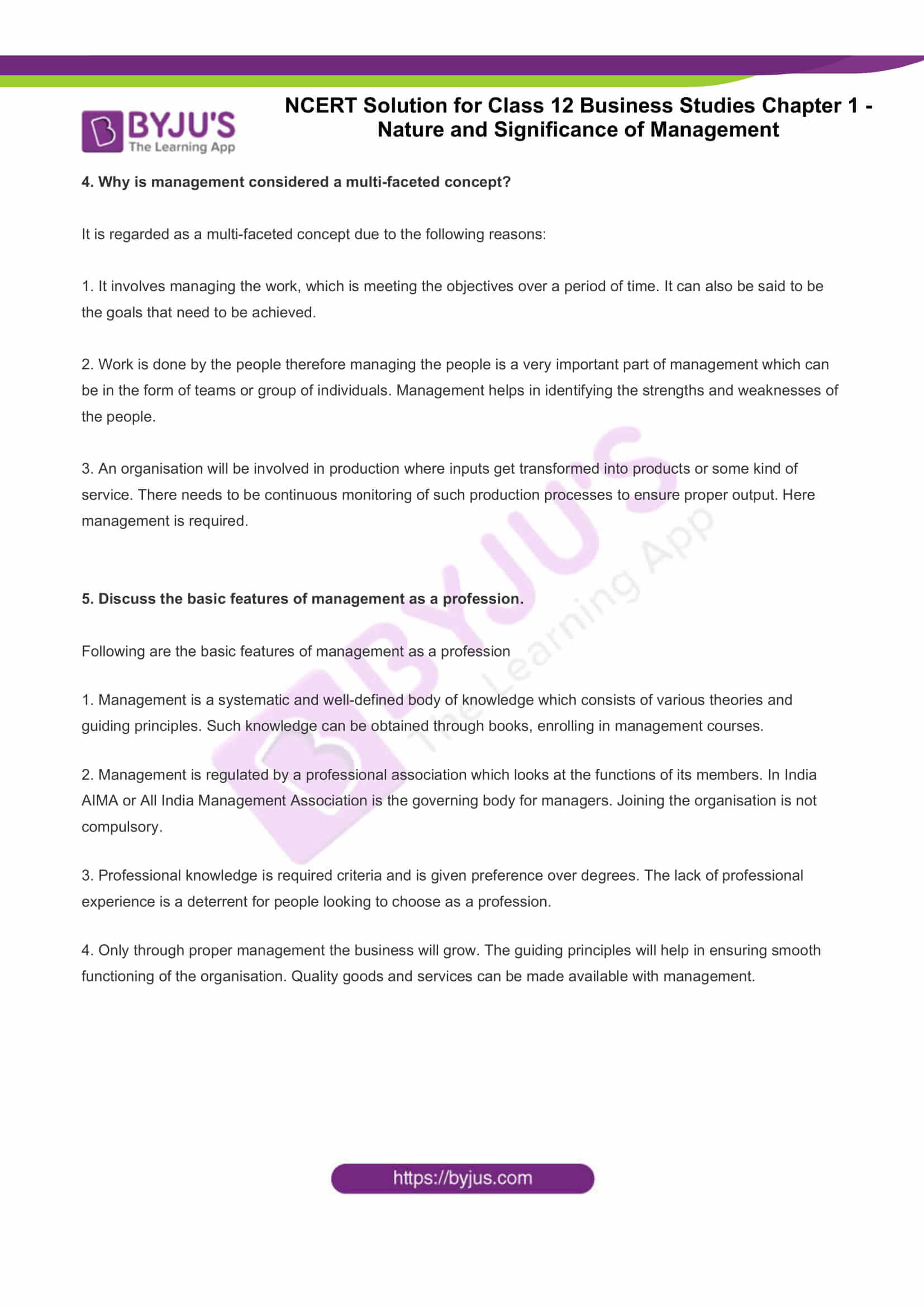 class 12 business studies pdf